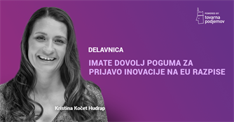 Delavnica: Imate dovolj poguma za prijavo inovacije na EU razpise, 8.9.2020